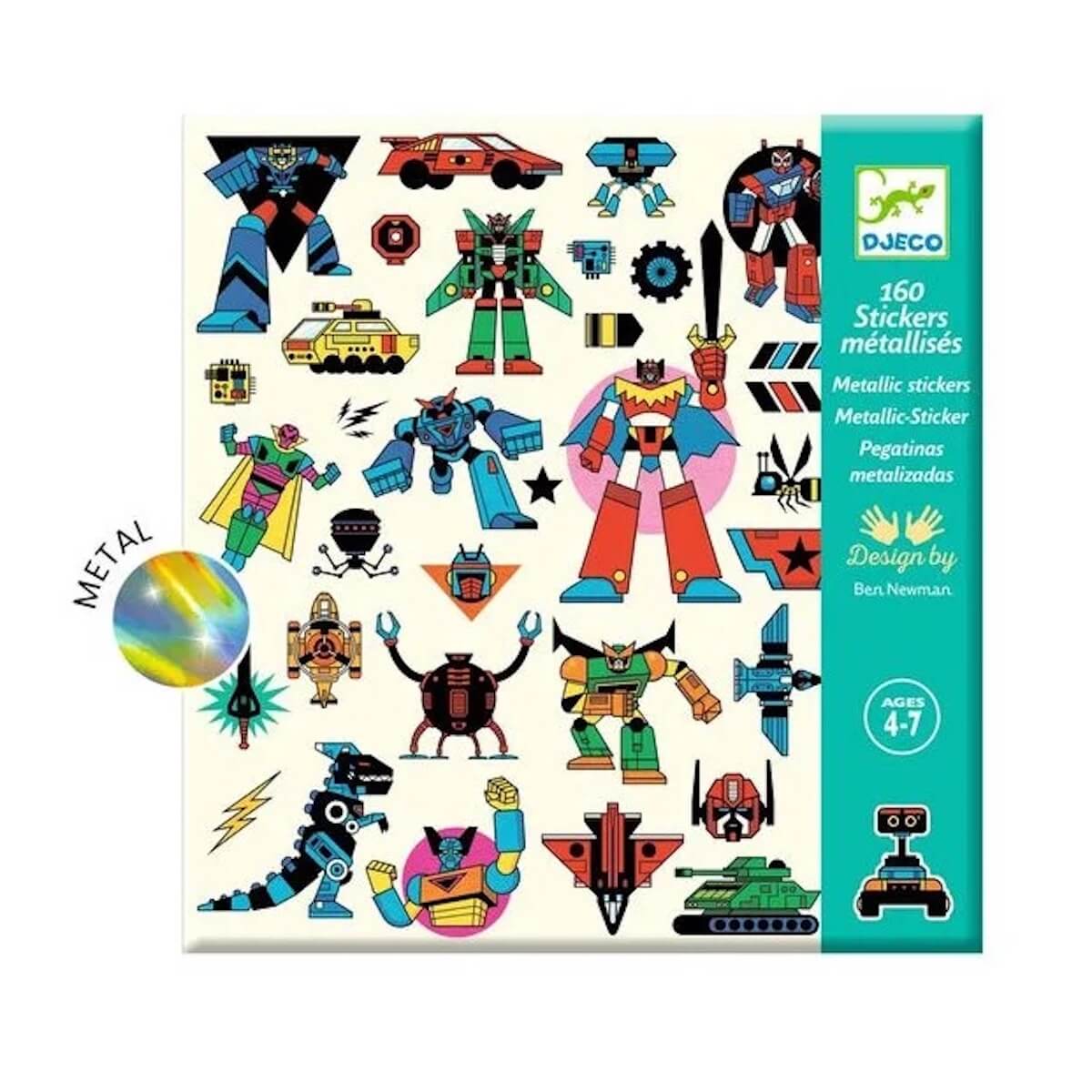 Pegatinas ROBOTS Djeco