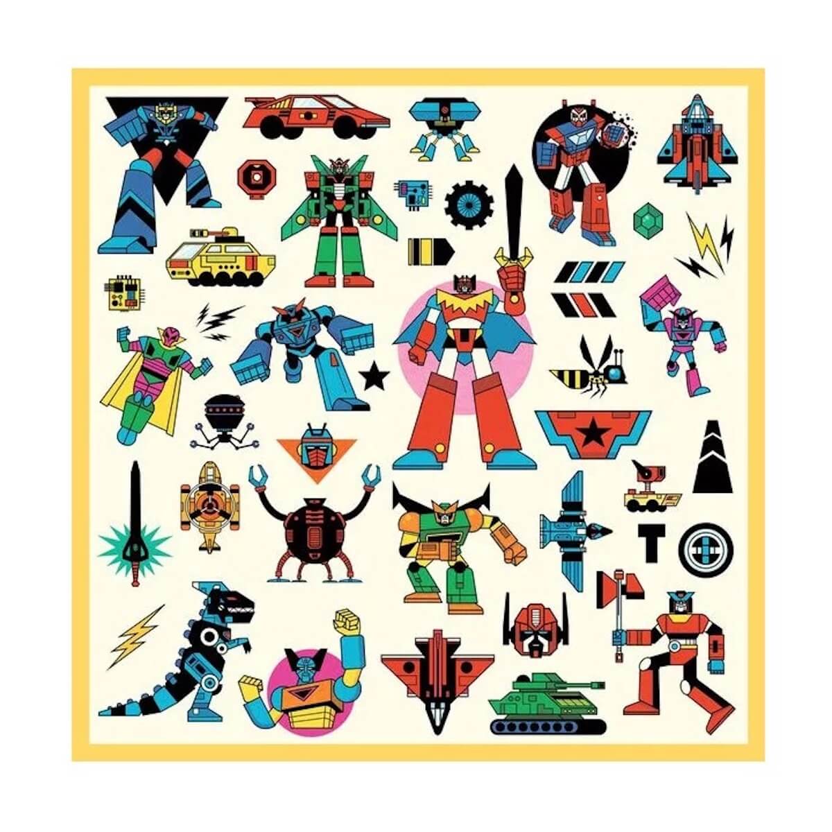 Pegatinas ROBOTS Djeco