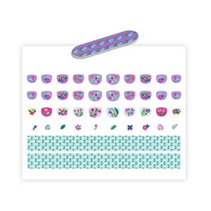 Pegatinas uñas FLORES Djeco