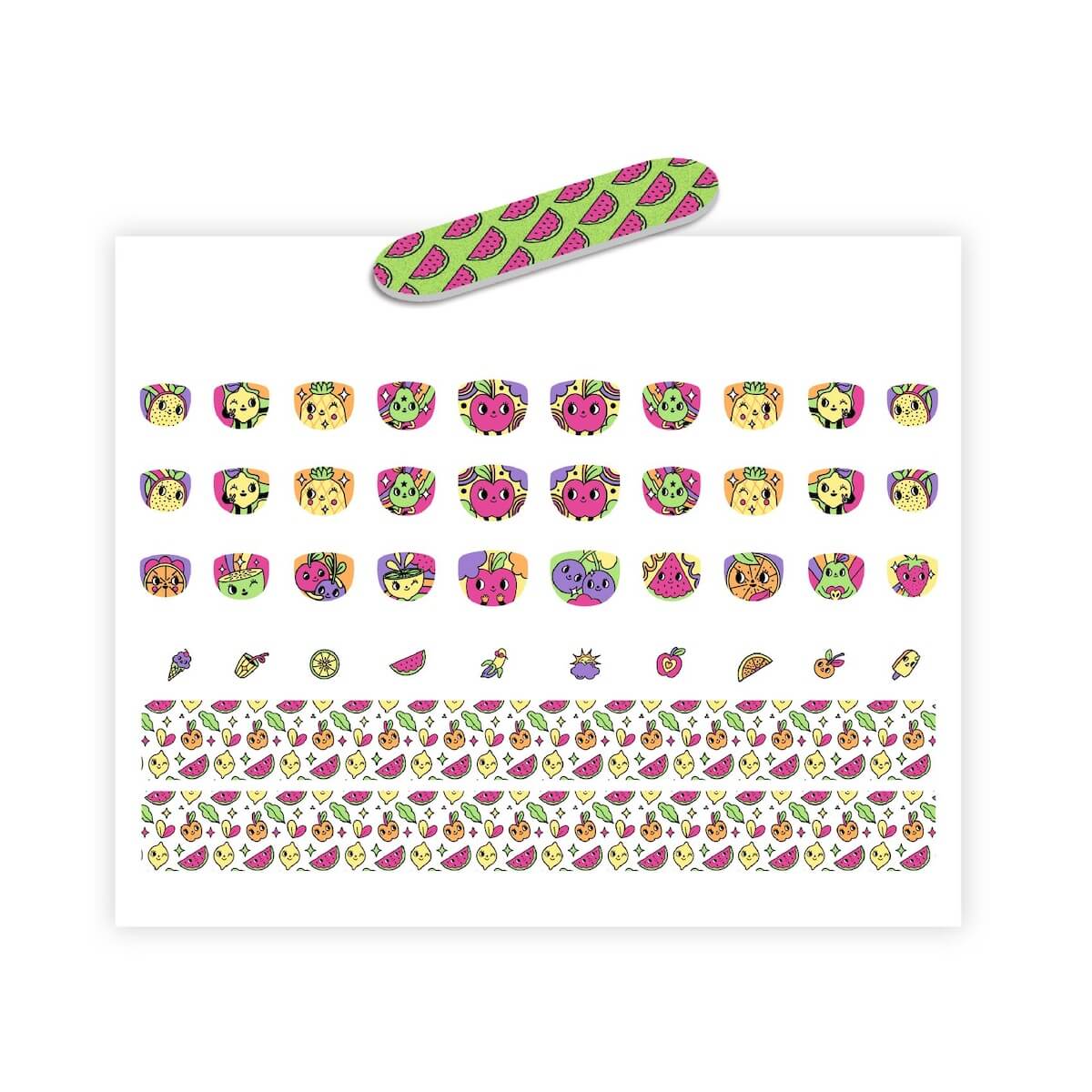 Pegatinas uñas FRUTAS Djeco