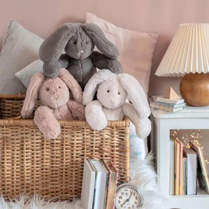 Peluche Lapin ARTHUR & LOUISON Moulin Roty rose