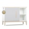 Petit meuble 1 porte 2 niches NADO Curve finition frêne manhattan grey