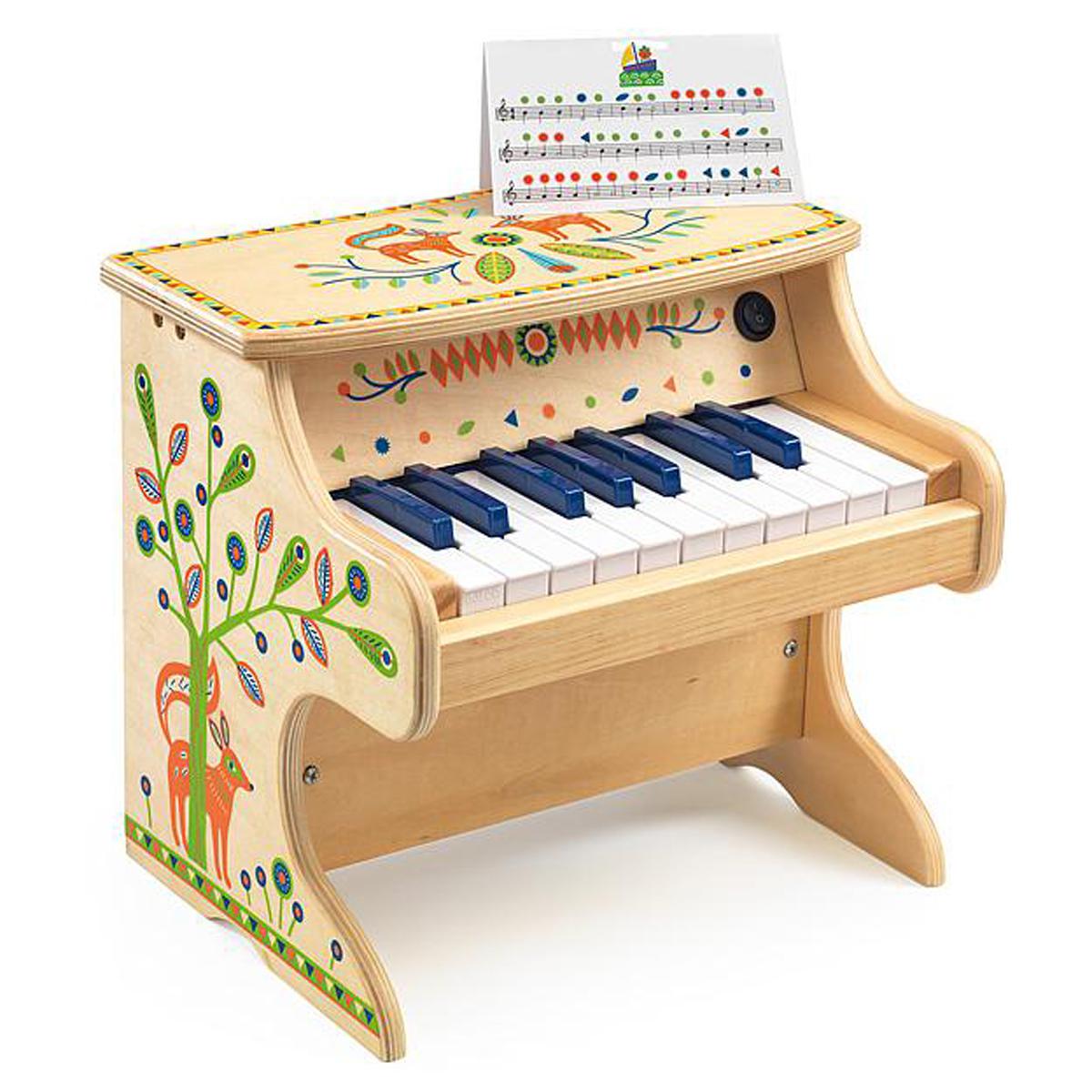 Piano electrónico instrumentos musicales ANIMAMBO Djeco   BARNF18