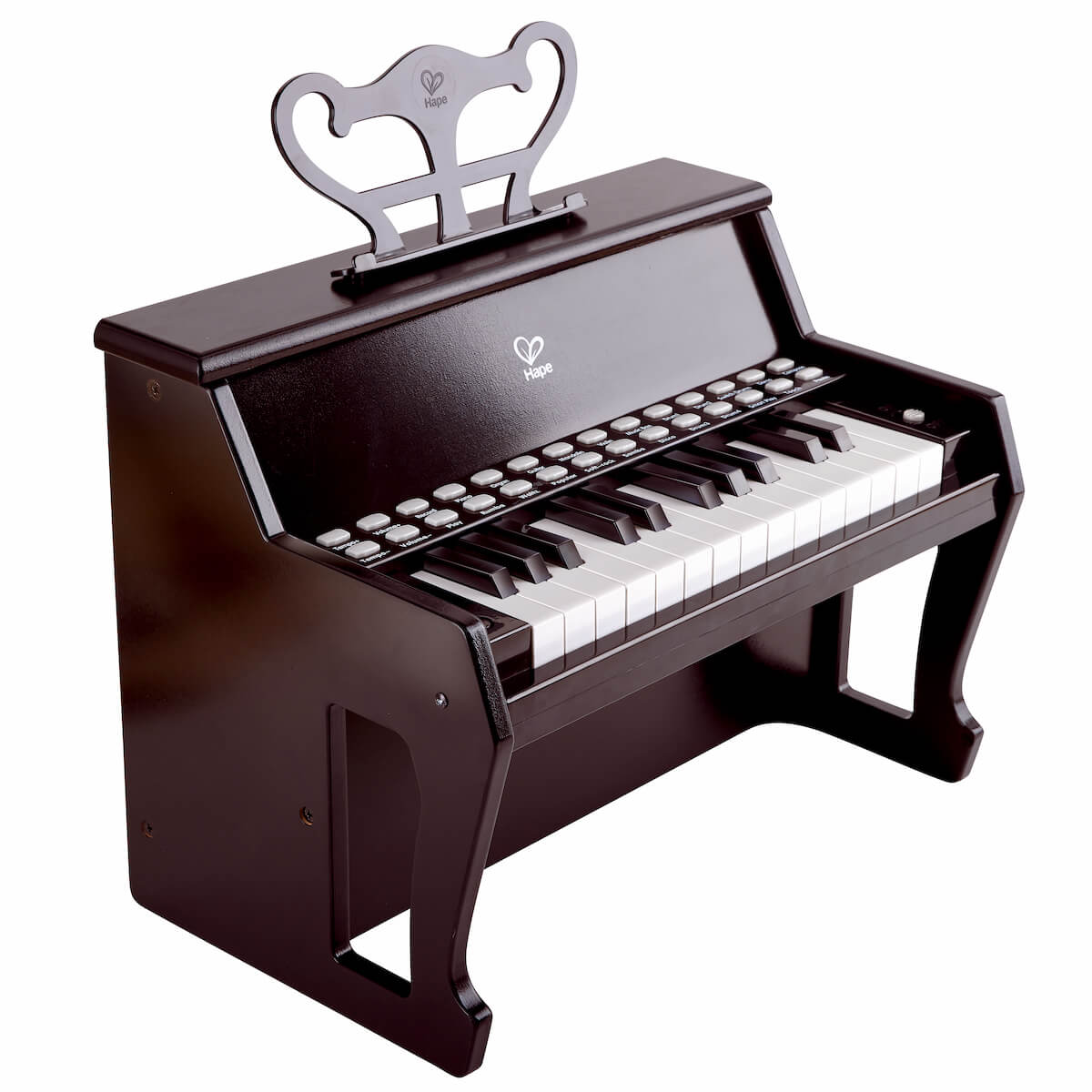 Piano luminoso LEARN WITH LIGHTS Hape negro