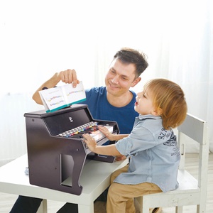 Piano luminoso LEARN WITH LIGHTS Hape negro