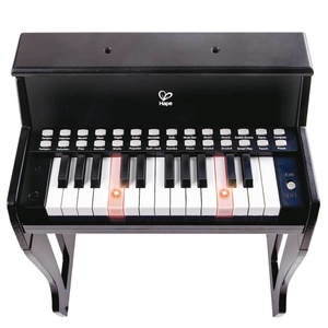 Piano luminoso-taburete LEARN WITH LIGHTS Hape negro
