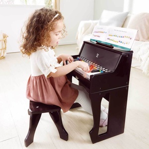 Piano luminoso-taburete LEARN WITH LIGHTS Hape negro