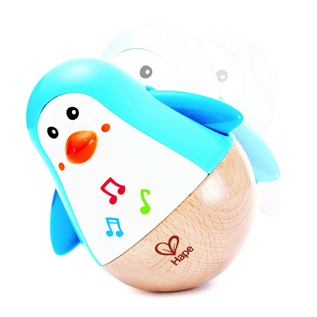 Pingüino musical PENGUIN MUSICAL WOBBLER Hape