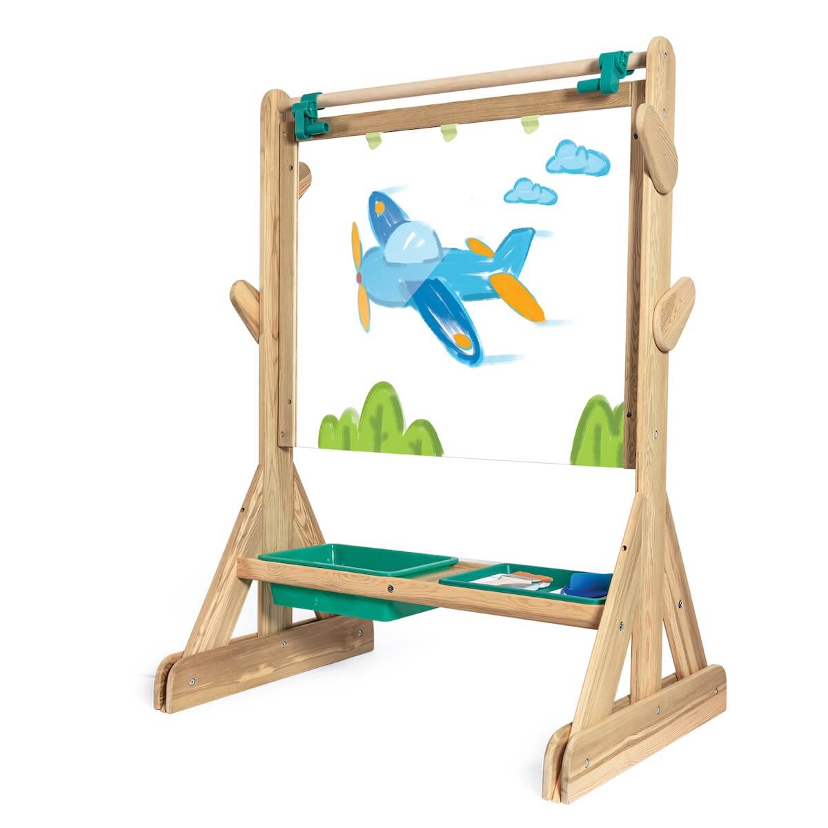 Pizarra caballete exterior Hape