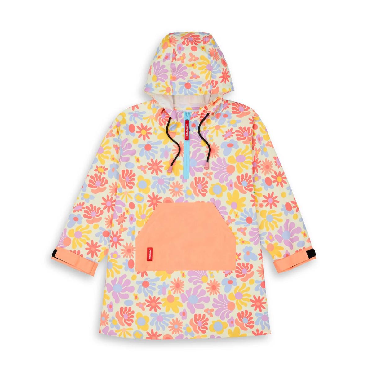 Poncho de pluie RETRO FLOWERS 2-3a Hello Hossy