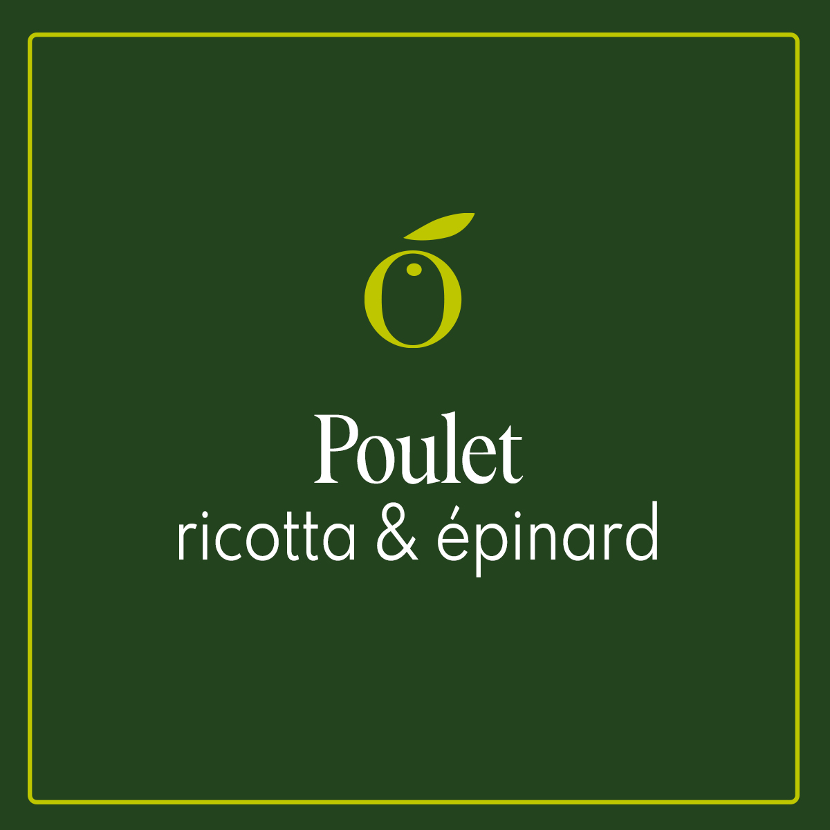 Poulet ricotta épinard