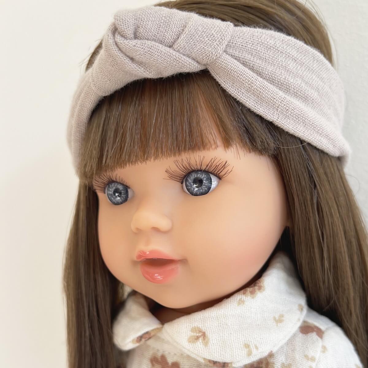 Poupée 40cm Sasha BOBBLE flowers rose