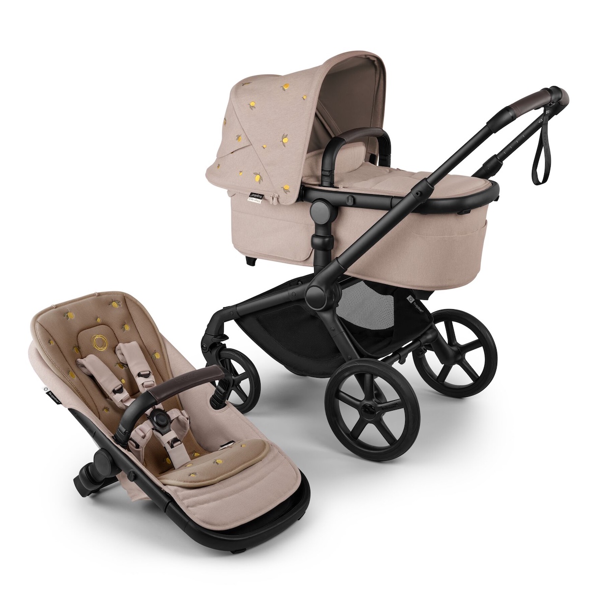 Poussette complète FOX 5 Renew X Konges Sløjd Bugaboo Desert Taupe Mélange