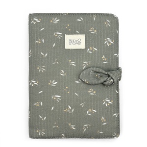 Protège carnet santé Babyshower caramel misty woods