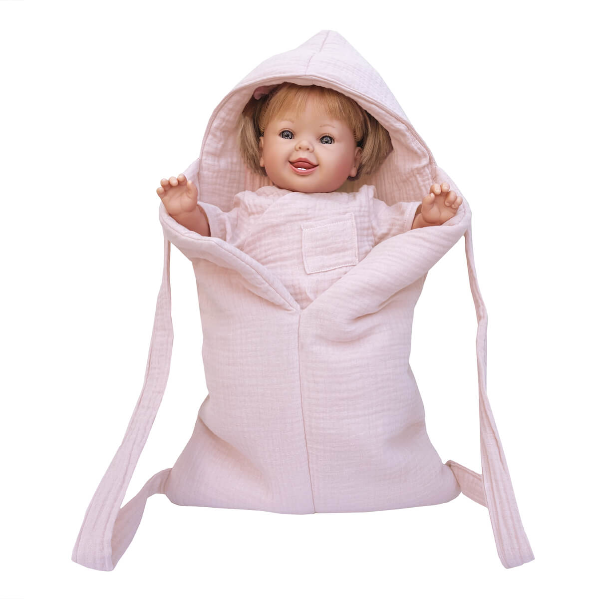 Puppentrage BOBBLE rosa