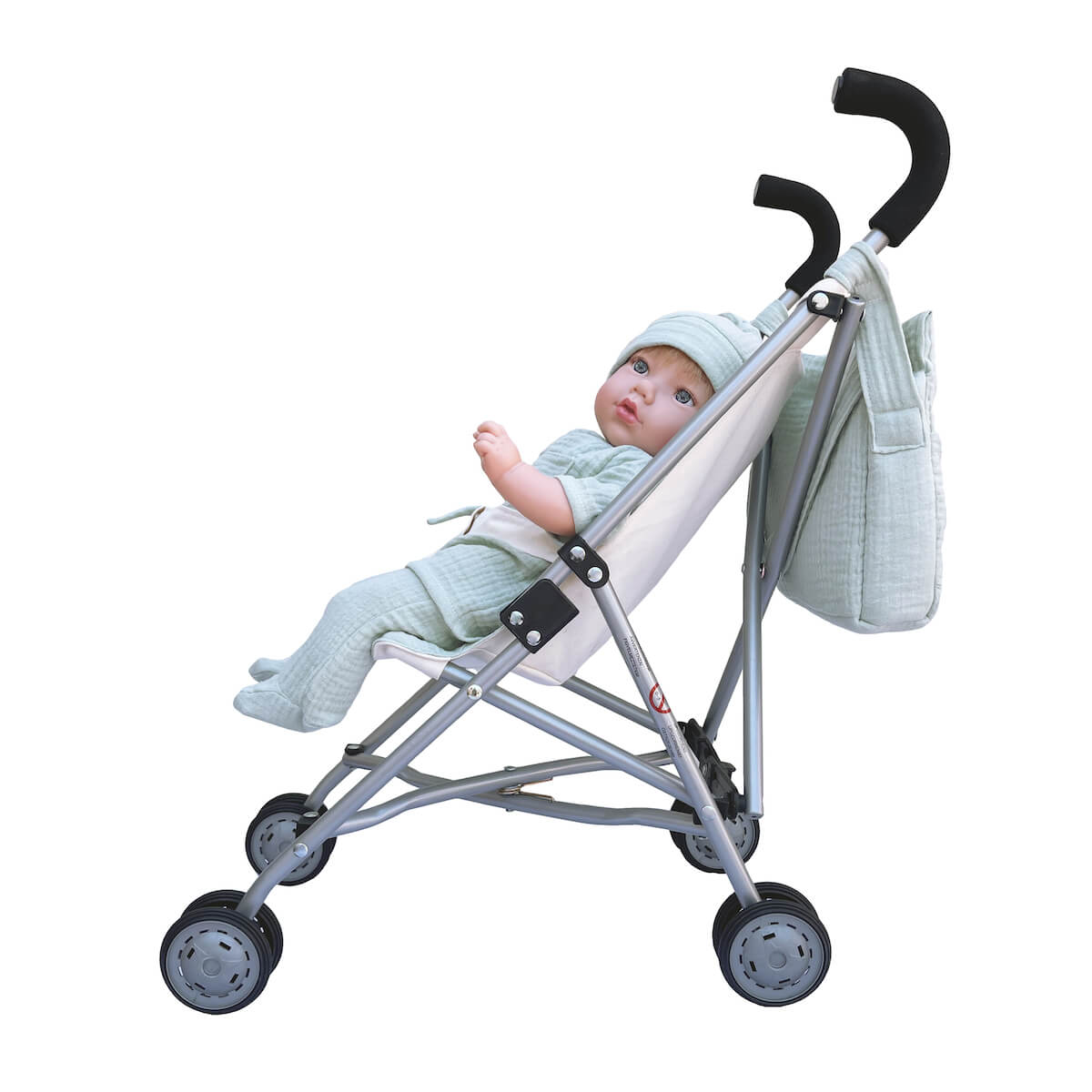 Puppenwagen BOBBLE grün