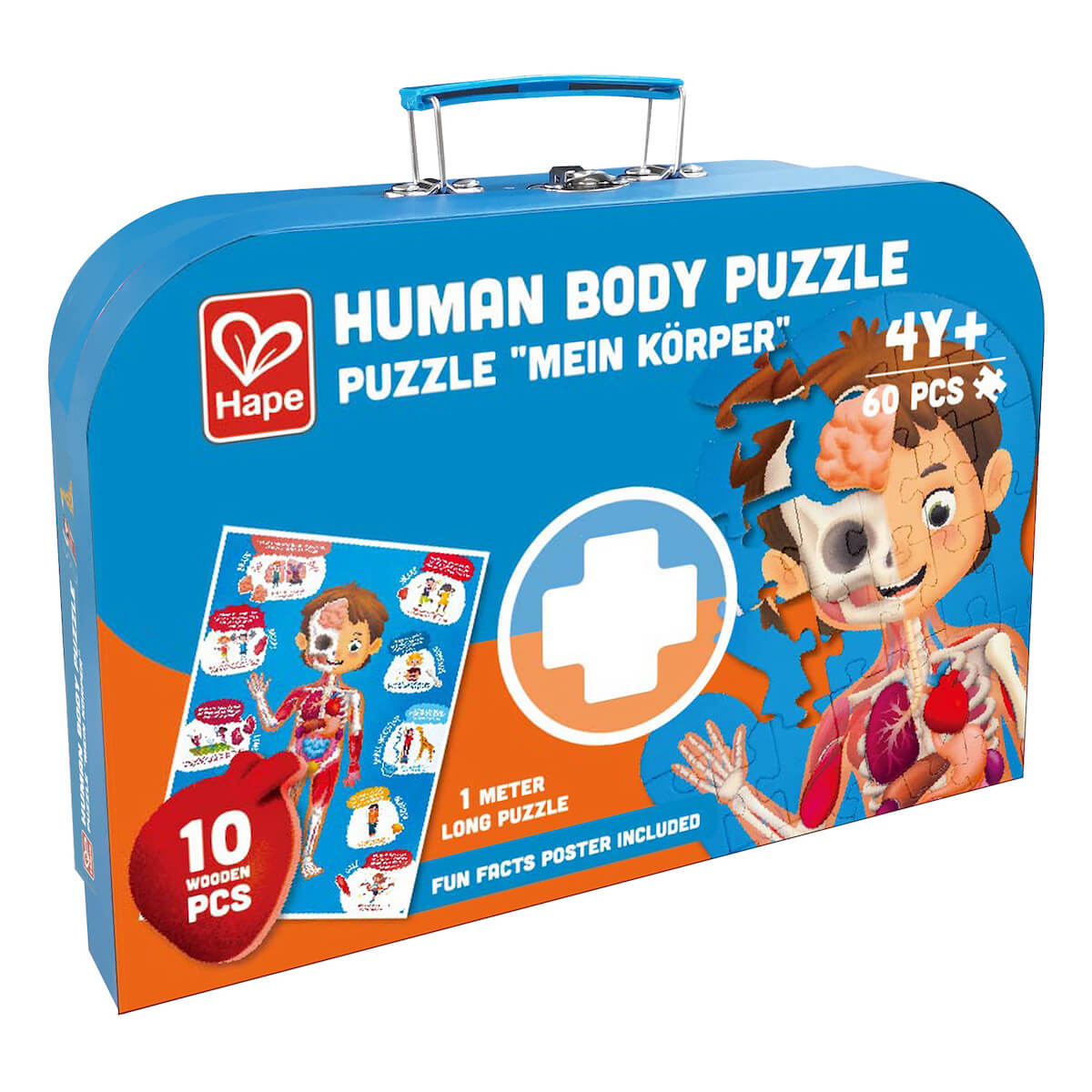 Puzzle 60pzas HUMAN BODY Hape