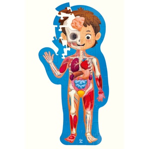 Puzzle 60pzas HUMAN BODY Hape