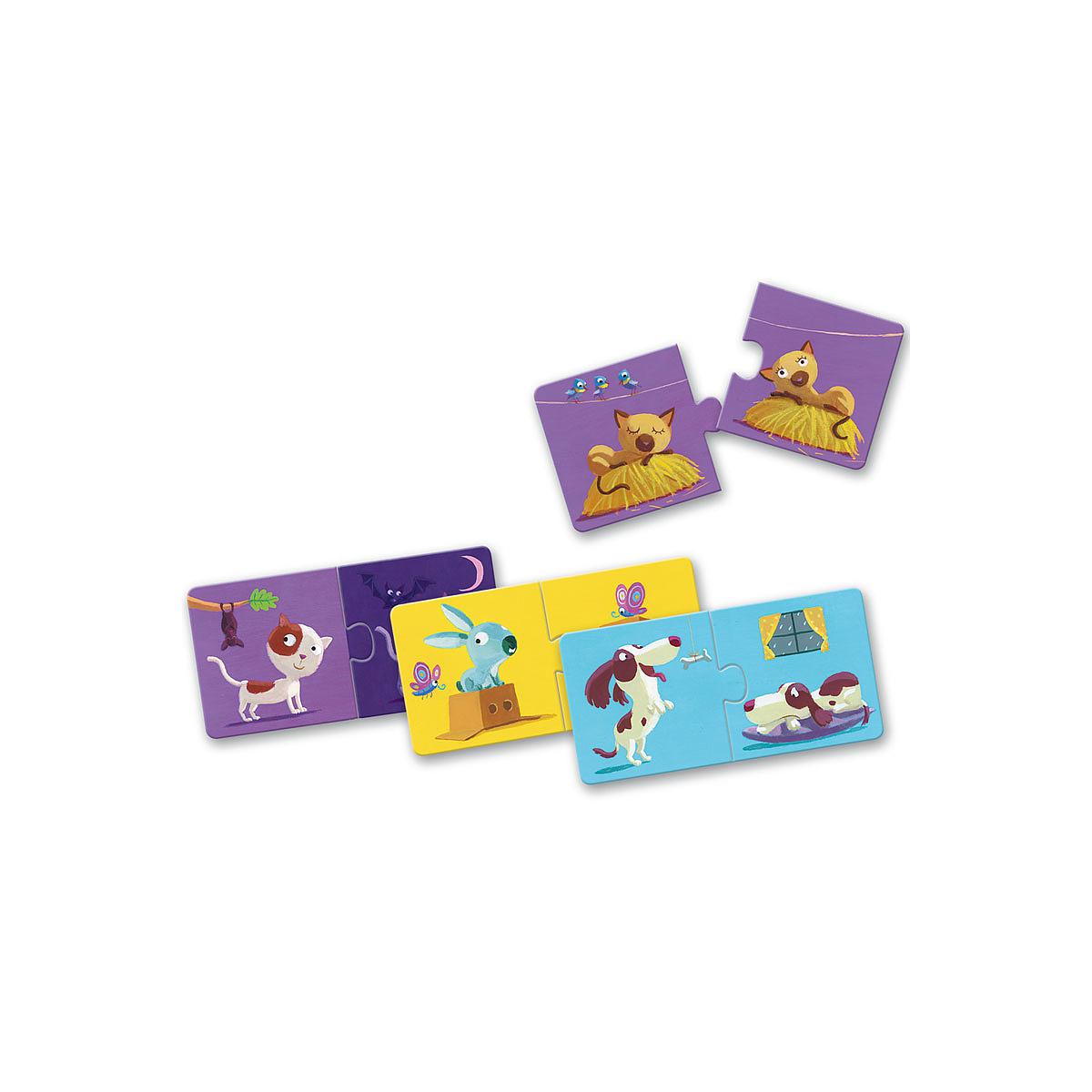 Puzzle dúo +2Y CONTRARIOS Djeco 