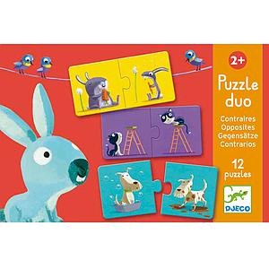 Puzzle dúo +2Y CONTRARIOS Djeco 