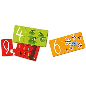 Puzzle duo +3Y 10pcs NÚMEROS Djeco