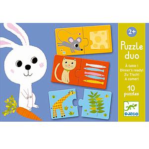 Puzzle duo À TABLE Djeco