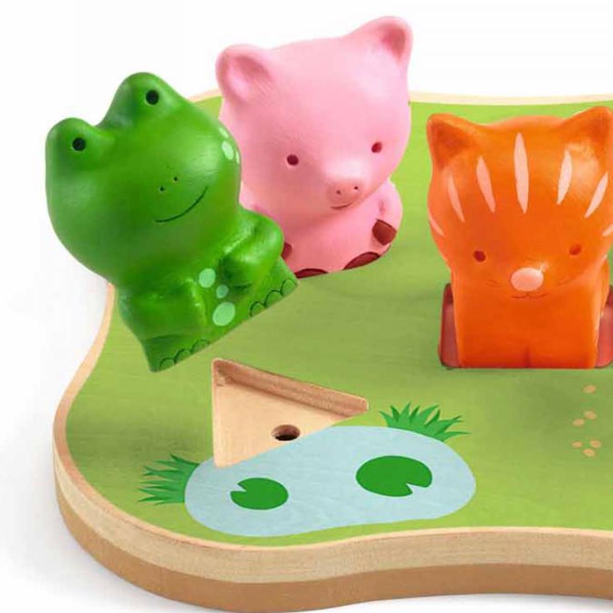 Puzzle encastrement Caconimo BOIS Djeco