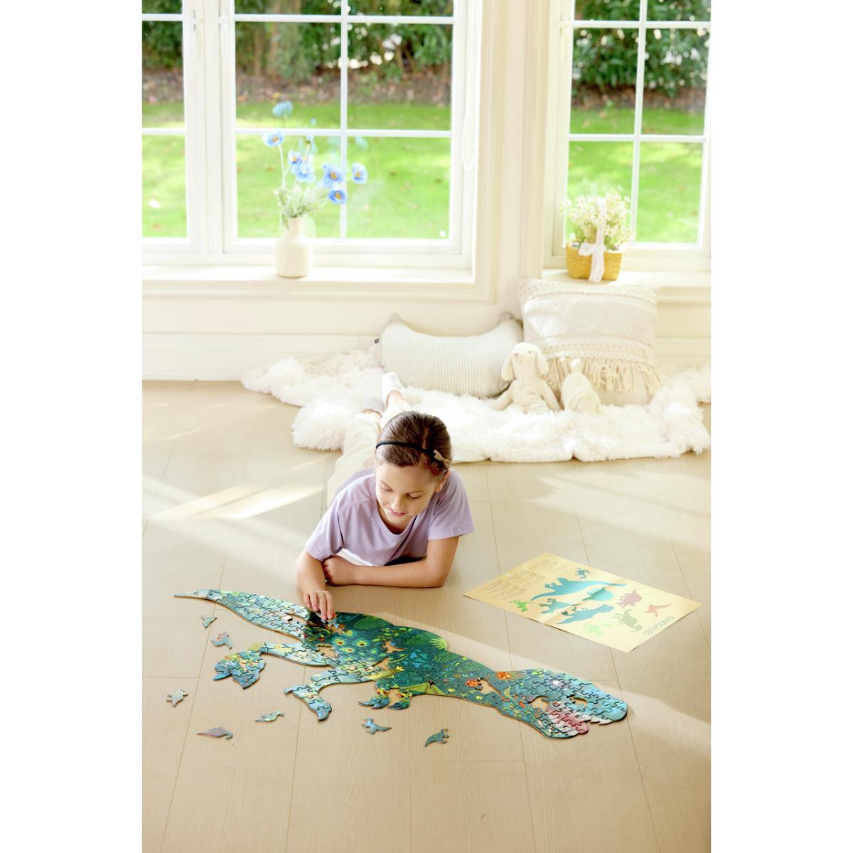 Puzzle géant dinosaures 200pcs Hape