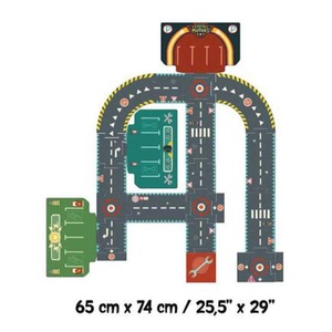 Puzzle gigante Circuit City CRAZY MOTORS Djeco