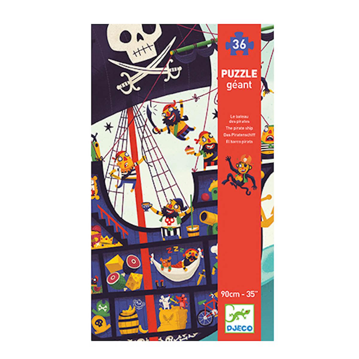 Puzzle gigante EL BARCO PIRATA Djeco
