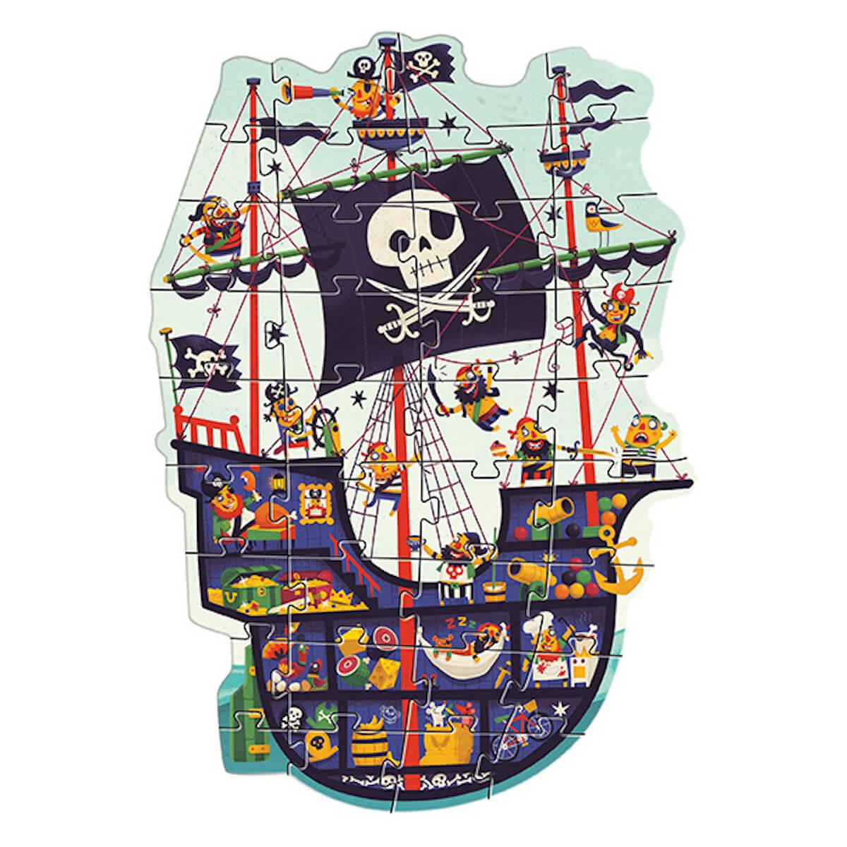 Puzzle gigante EL BARCO PIRATA Djeco