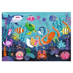 Puzzle gigante táctil BAJO EL MAR Djeco