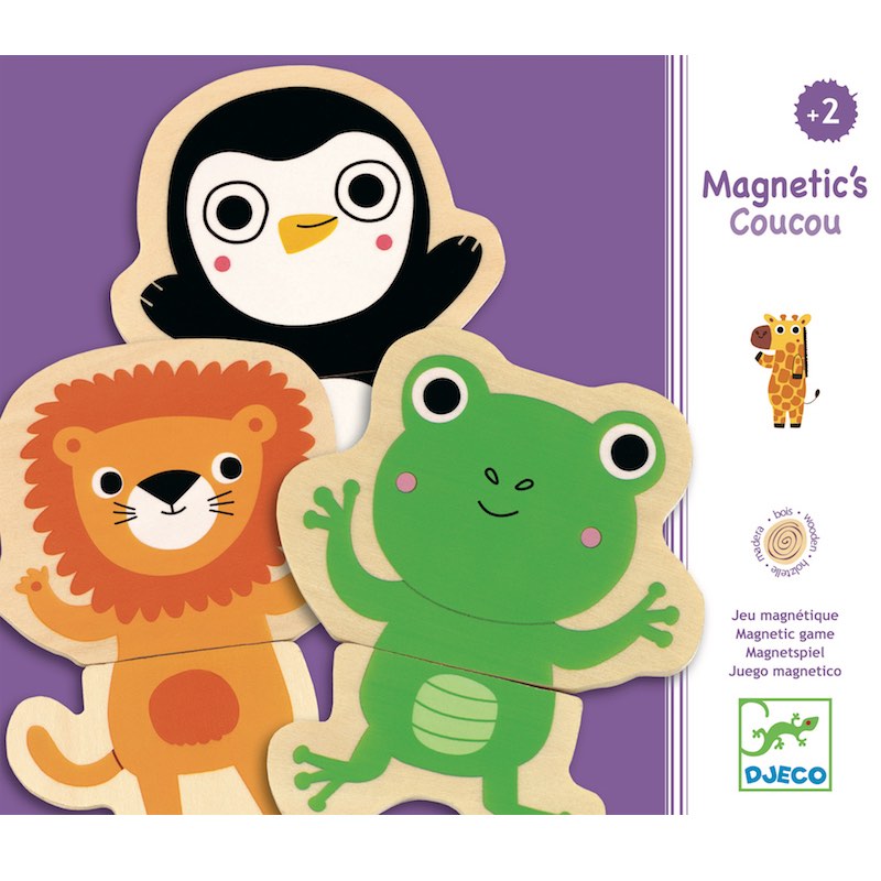Puzzle madera magnética COUCOU Djeco