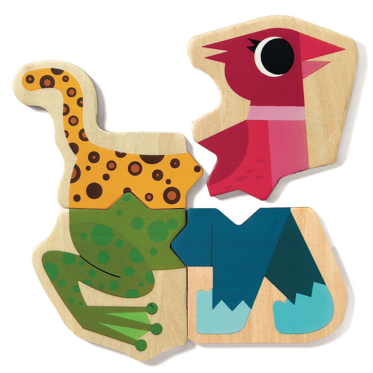 Puzzle magnético MIXANIMO Djeco
