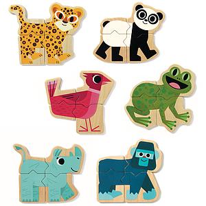 Puzzle magnético MIXANIMO Djeco