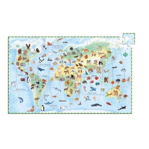 Puzzle observación 100pzas ANIMALES DEL MUNDO Djeco