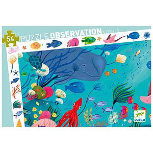 Puzzle observation-54pcs AQUATIQUE Djeco