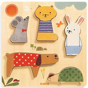 Puzzle relief WOODYPETS Djeco
