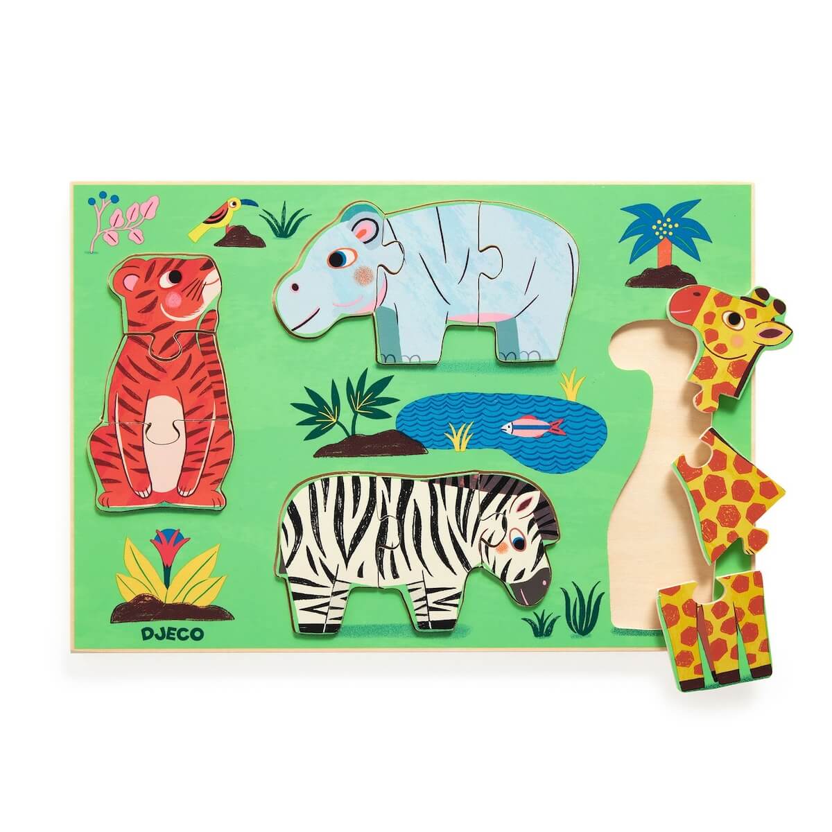 Puzzle relieve COUCOU TIGRE Djeco