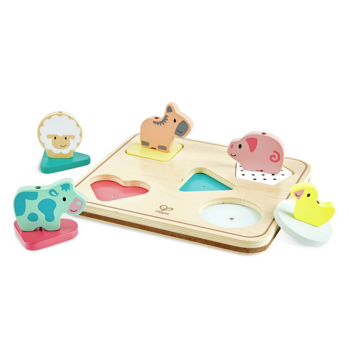 Puzzle relieve SONIDO ANIMALES ANNA Hape