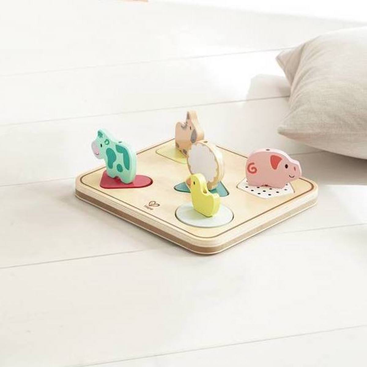 Puzzle relieve SONIDO ANIMALES ANNA Hape