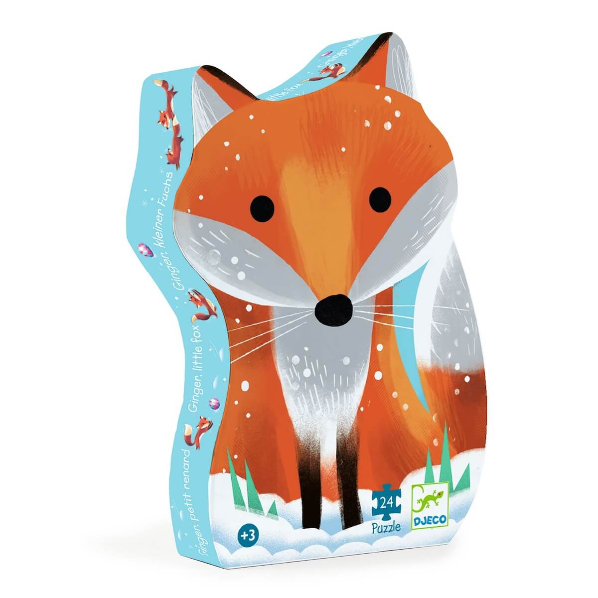 Puzzle silueta 24pzas GINGER LITTLE FOX Djeco