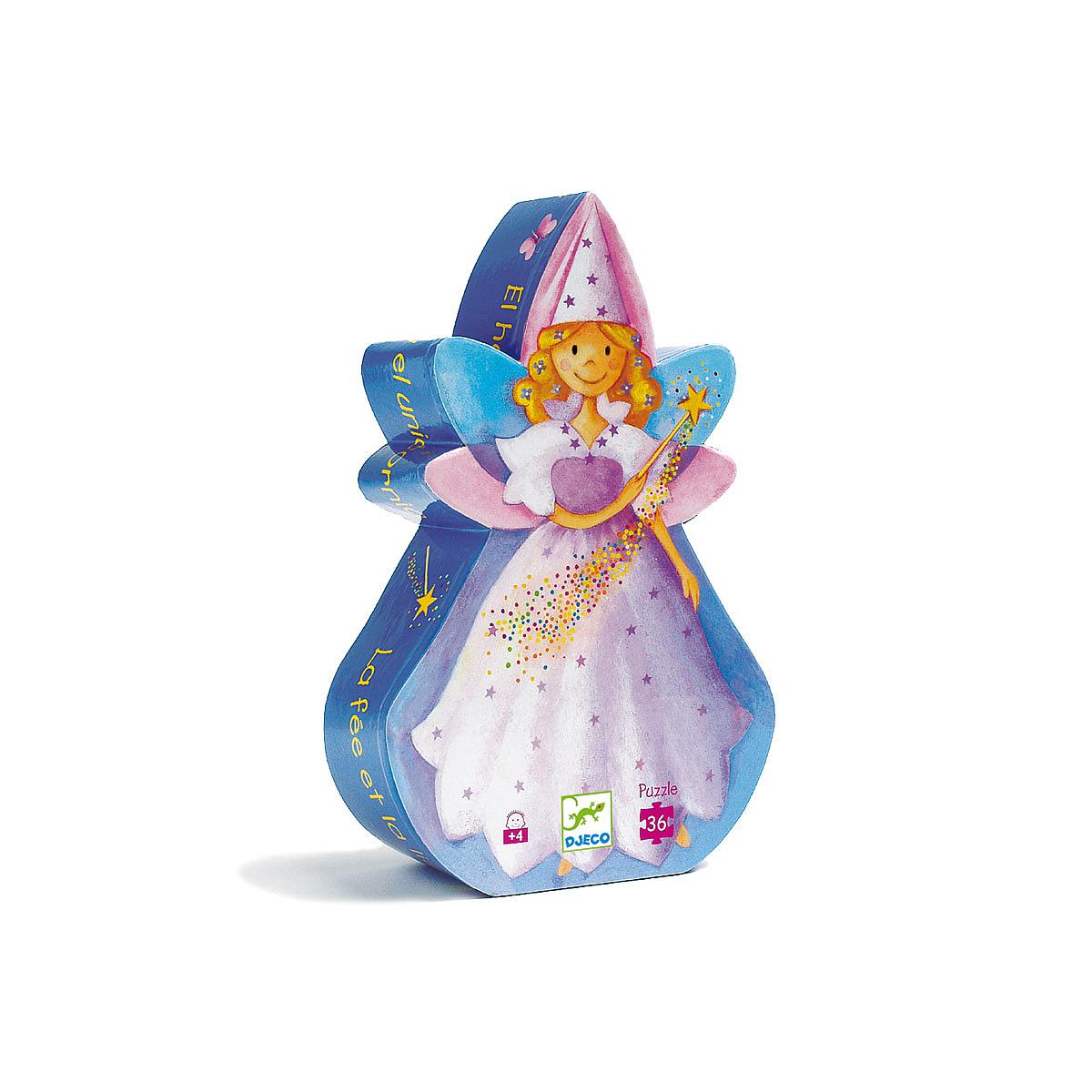 Puzzle silueta +4Y 36pcs HADA Djeco
