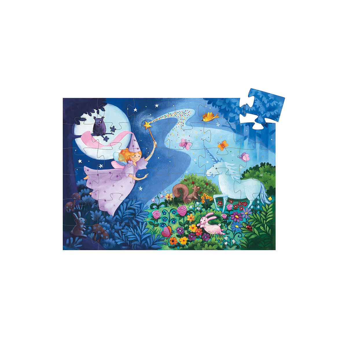 Puzzle silueta +4Y 36pcs HADA Djeco