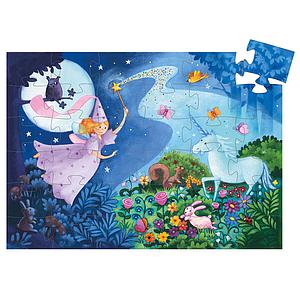 Puzzle silueta +4Y 36pcs HADA Djeco