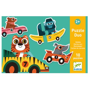 Puzzles duo COCHE DE CARRERAS Djeco