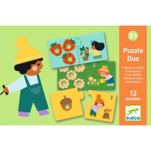 Puzzles Duo-Trio Duo  Premiers chiffres Djeco