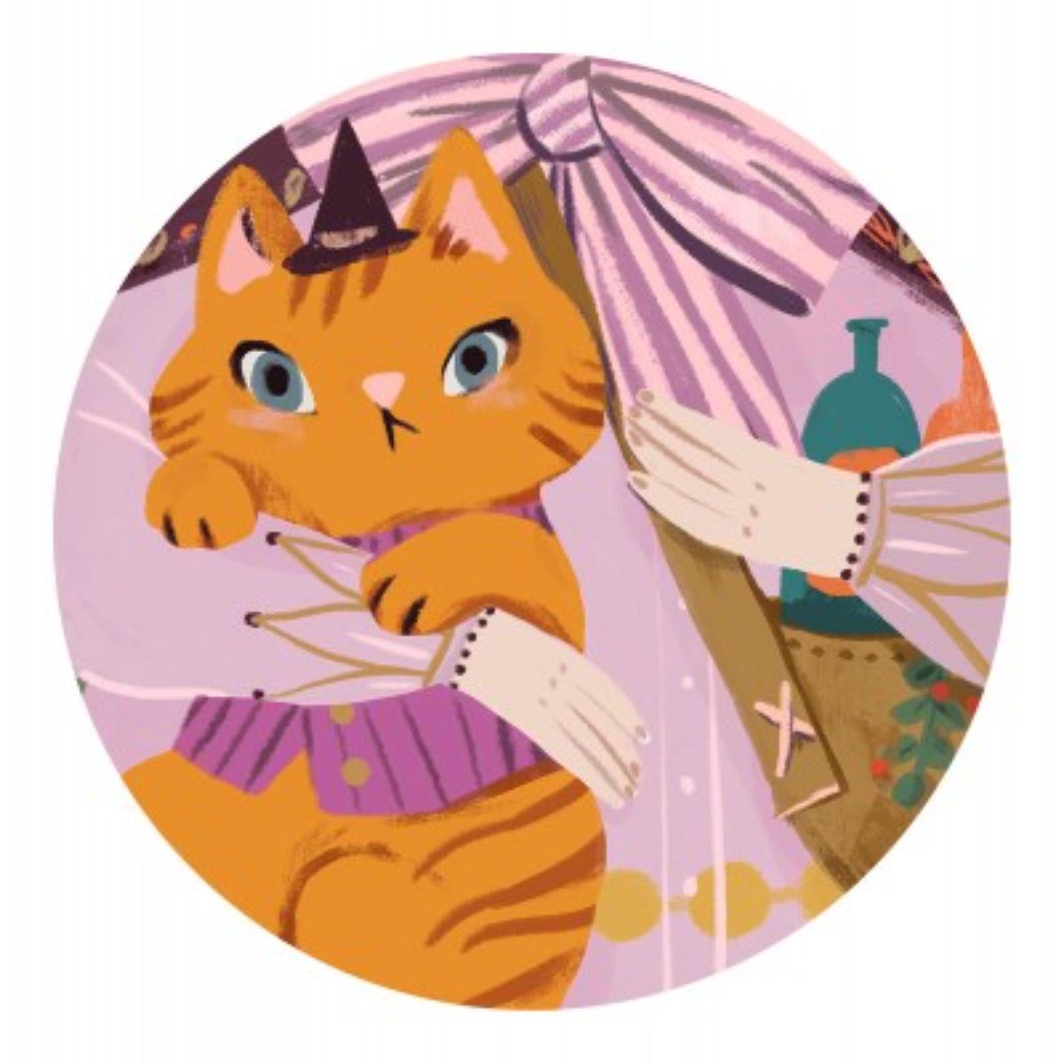 Puzzles Geants Lily la sorcière - 36 pcs + 1 miniature Djeco