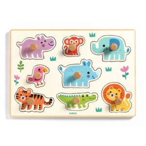 Puzzles Gros Boutons Hippo'n'Co Djeco