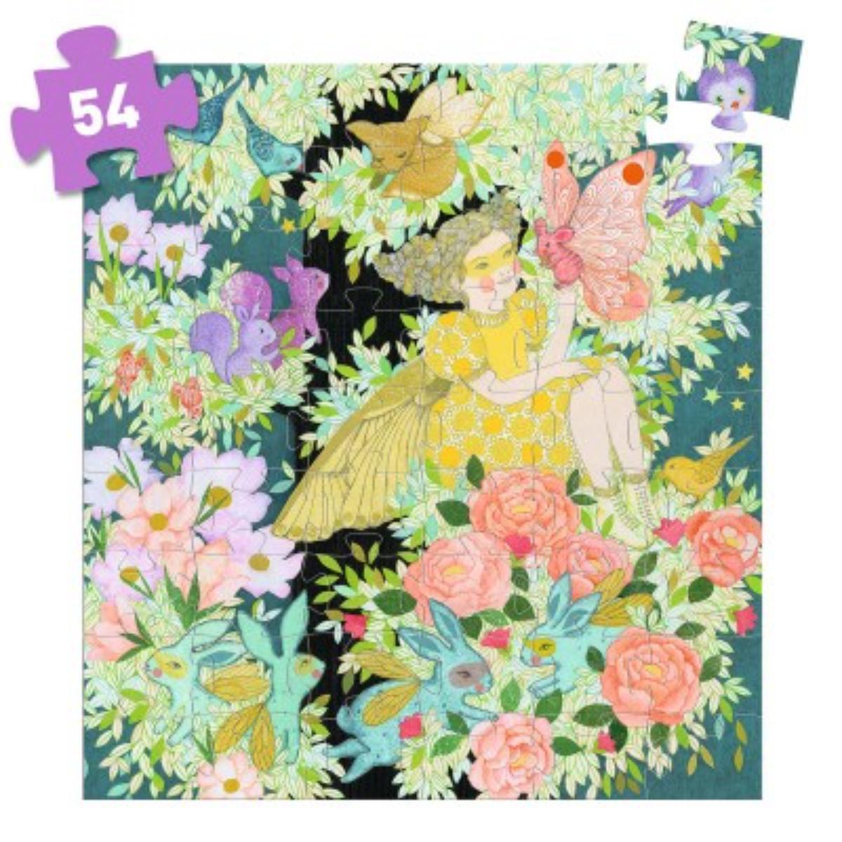 Puzzles Silhouettes L'arbre de Flora - 54 pcs Djeco